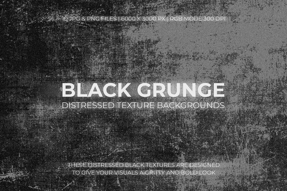Black Grunge Distressed Texture, a Texture Graphic by Partikusi Design (Photo 1 of 3)