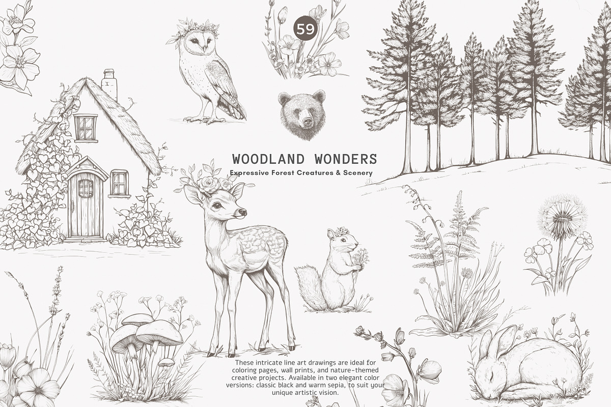 antique clipart graphite set, a Decorative Illustration by Pink Studio Art (Photo 2 of 11)