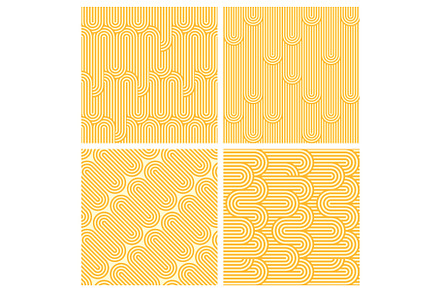 Yellow ramen pattern, pasta, a Food Illustration by Vector Tradition