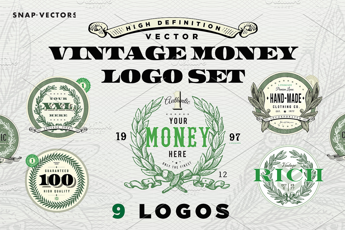 Vector Money Logo Bundle, a Branding & Logo Template by Snap Vectors (Photo 4 of 10)