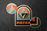 Embroidered Patch Mockup, an Apparel Mockup by Design Squad (Thumbnail 1 of 4)