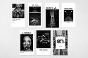 100 MINIMAL INSTAGRAM STORIES BUNDLE, a Social Media Template by Medianeka (Thumbnail 11 of 13)