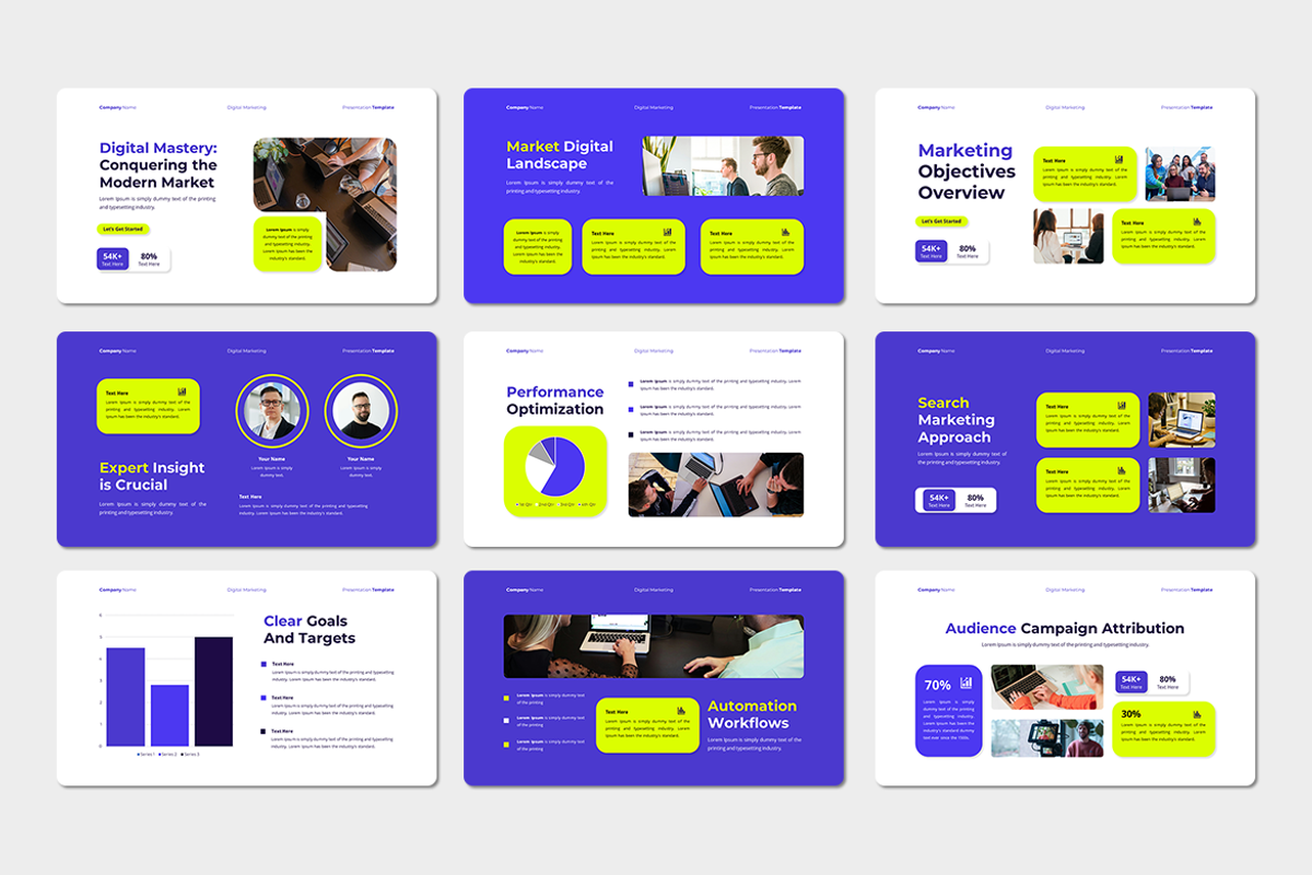 Modern Marketing - Keynote Template, a Design Template by QR Design Studio (Photo 2 of 3)