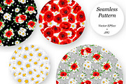 Red Poppies and Chamomile, a Decorative Illustration by artabramova (Thumbnail 5 of 5)