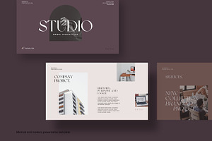 Studio Portfolio PowerPoint Template