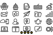 Modern Tech Icon Vector Set, an Illustration by designvectx (Thumbnail 2 of 3)