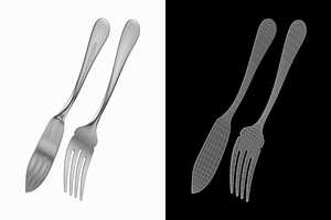 Fish Knife And Fork Common Cutlery