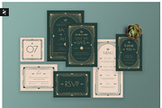 Wedding Invitation Suite - Art Deco, an Invitation Template by Neermana (Thumbnail 1 of 4)