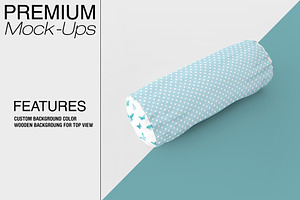 Bolster Pillow Mockup Pack