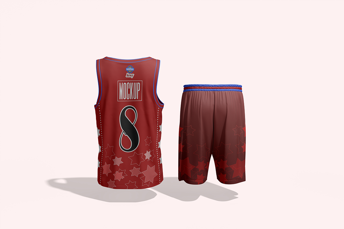 Basket Jersey T-Shirt Mockups, a Shirt Mockup by groens (Photo 5 of 5)