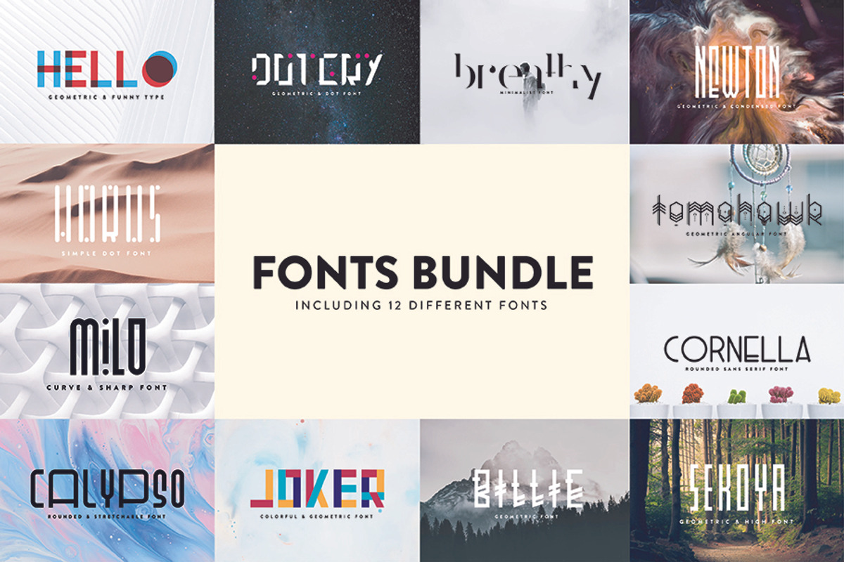 Fonts Bundle Vol.1