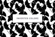 10 Black and White Leaves Patterns, a Pattern Graphic by Anne Elster Design (Thumbnail 3 of 6)