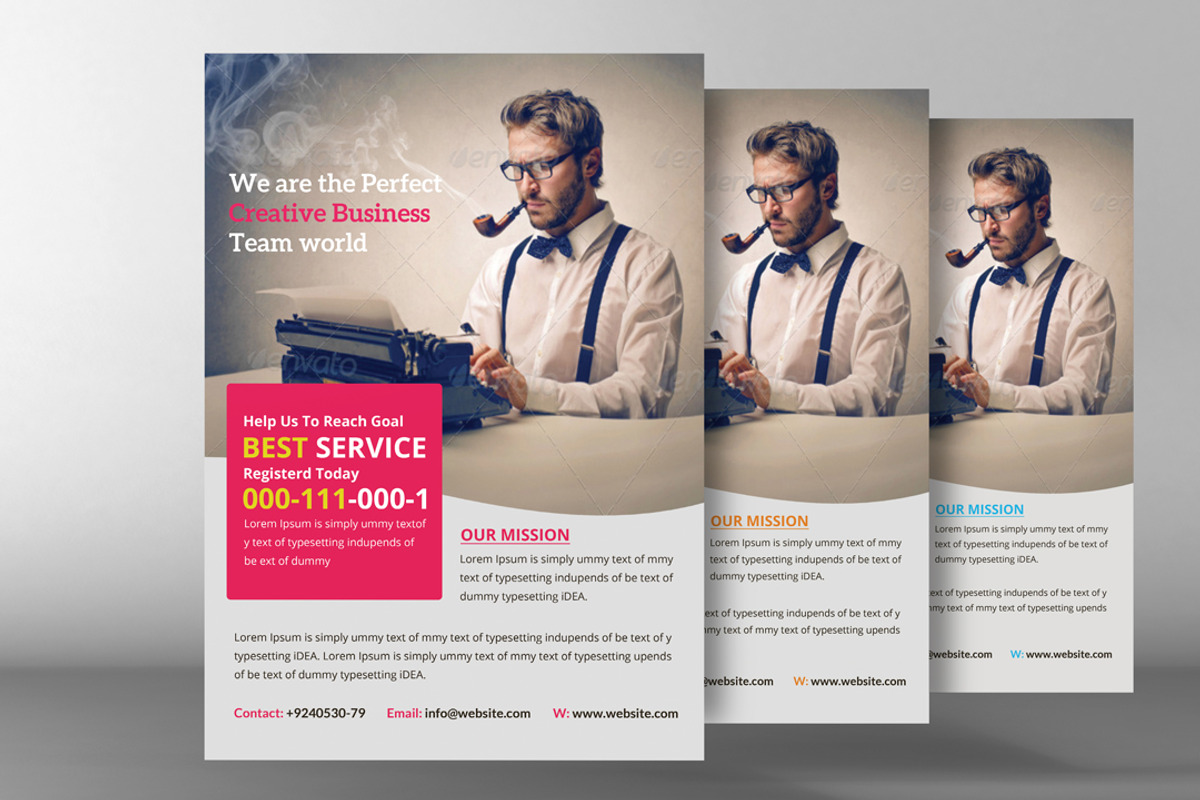 Data and Records Management Flyer, a Flyer Template by graphicforest