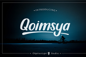 Qoimsya a Playful and Display font, a Font by OtpirusGraphic