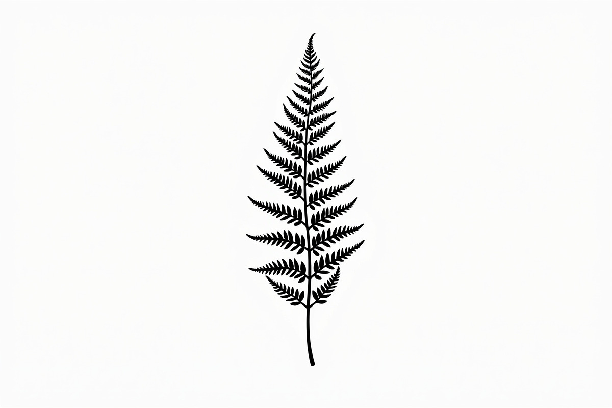 8 Fern Leaf Silhouette Bundle, an Illustration by BIPLOB EXPERT (Photo 2 of 9)