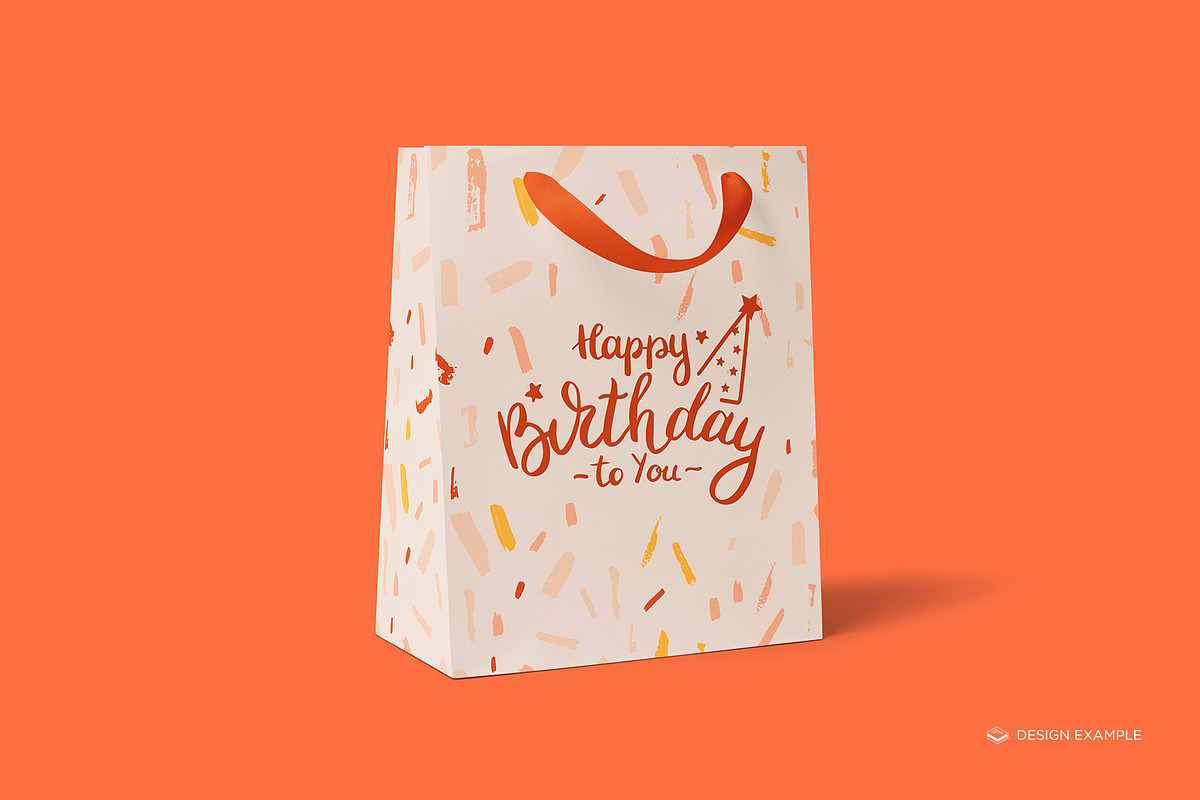 Cub Size Gift Bag Mock-up, a Print Template by Branda Keeps (Photo 9 of 17)