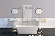 interior PSD, Bathroom photo, a Print Template by HisariDS Mockup Design (Thumbnail 4 of 6)