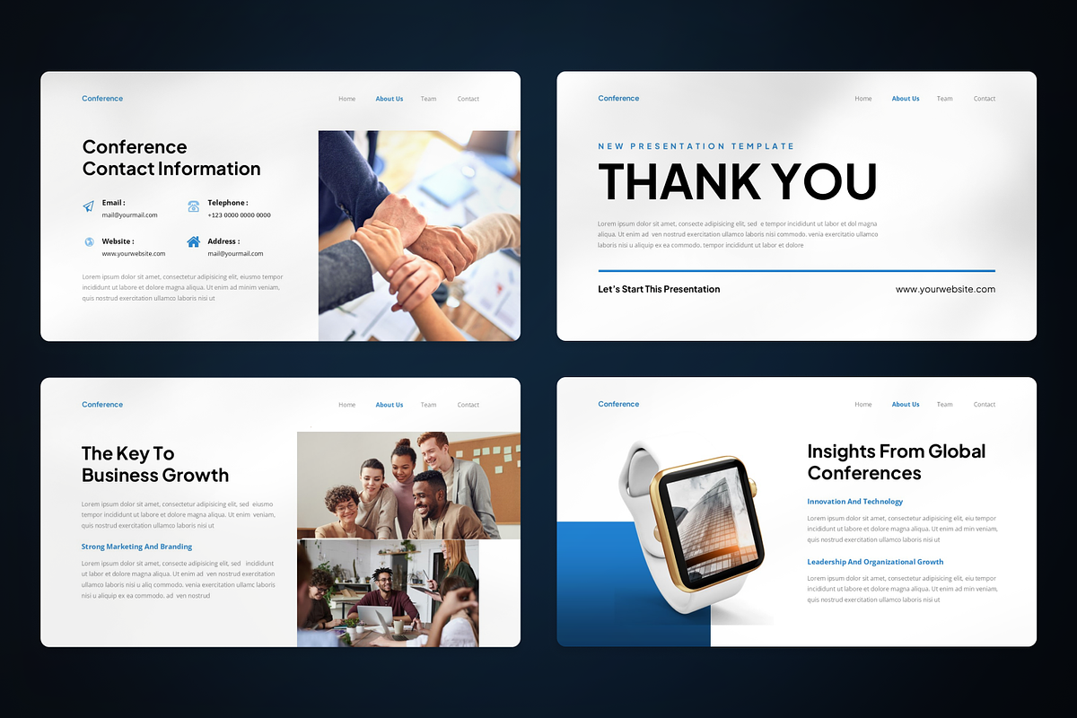 Conference Presentation Keynote, a Presentation Template by SquidPixey (Photo 5 of 7)