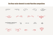 Flourishes Vector Kit N°2, an Illustration by Webalys (Thumbnail 3 of 5)