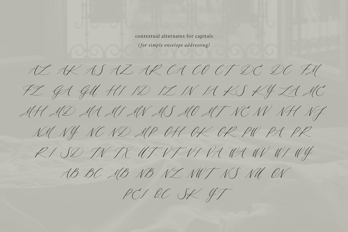 Deuxieme Script Font, a Script Font by Courtney Rose Design (Photo 8 of 14)