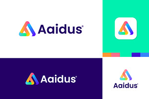 Aaidus - Modern A letter logo