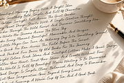 Simple Living Script Font, a Script Font by cocodesign (Thumbnail 6 of 8)