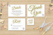 Simple Wedding Invitation Set, a Card Template by Aarley Kaiven (Thumbnail 4 of 5)