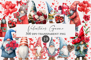 Valentines Gnome clipart, Valentine, an Illustration by Designworld