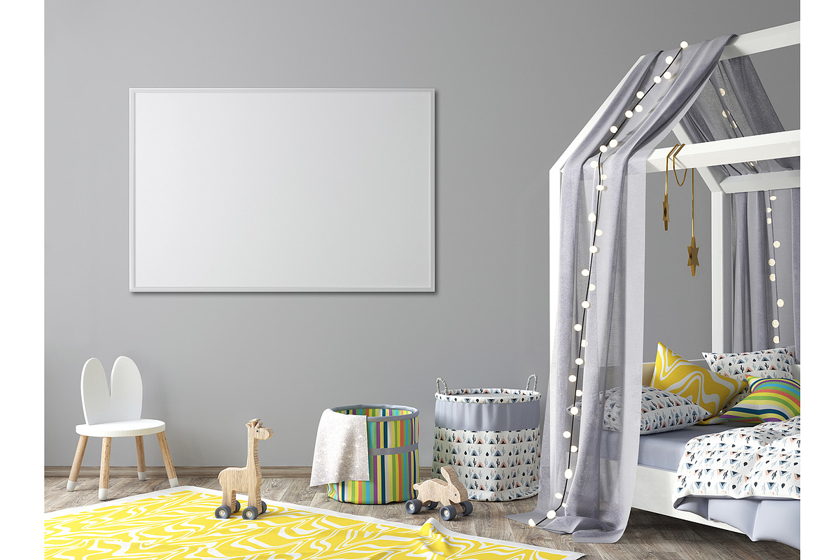 Kids room mockup modern, a Mockup by Radmila (Photo 3 of 5)