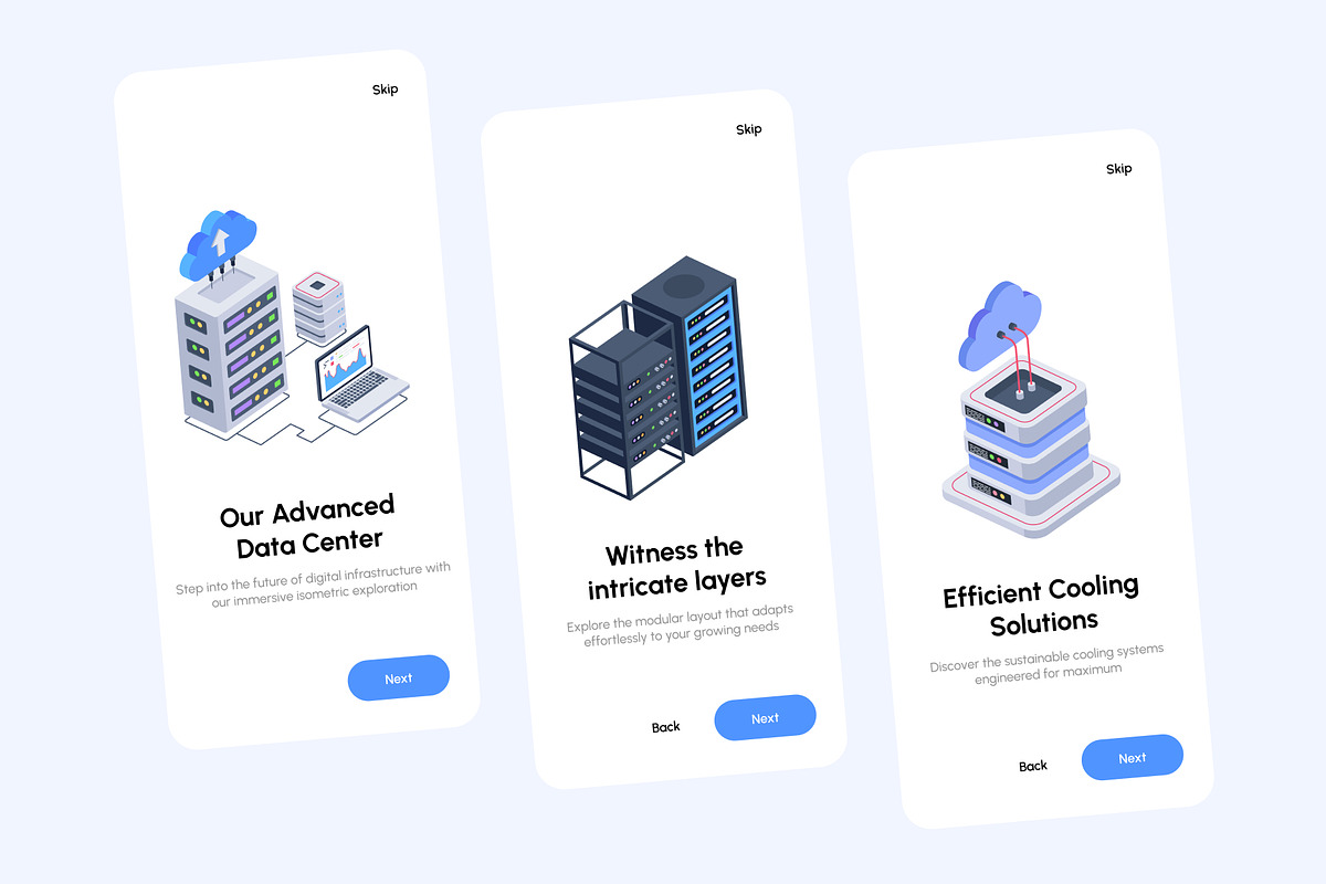 Data Center Isometric Icons, an Emoji Icon by Vectors Market (Photo 4 of 9)