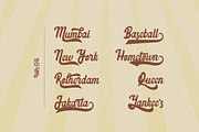 Mumbai Groovy Retro Font + BONUS, a Sans Serif Font by Anomali Creatype (Thumbnail 8 of 12)