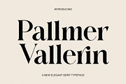 Pallmer Vallerin Elegant Serif Font, a Serif Font by Alfinart (Thumbnail 1 of 9)