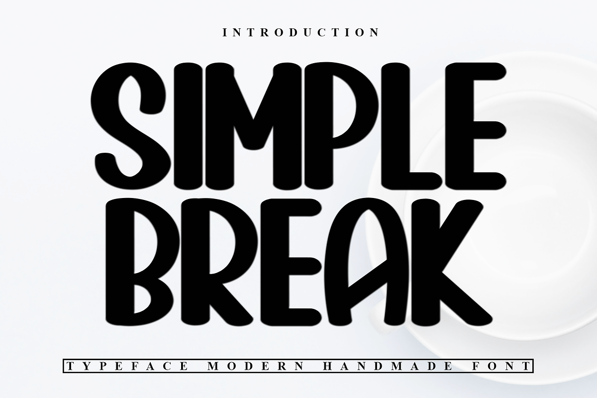 Simple Break, a Serif Font by InermediaSTUDIO (Photo 1 of 7)