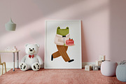 Cute funny animals childish set, an Animal Illustration by Good Studio (Thumbnail 5 of 6)
