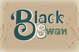 Black Swan Cute Font