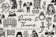 Romantasy Clipart, Book Doodles, an Object Illustration by The October Creative (Thumbnail 1 of 6)