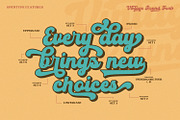 Vintage Round, a Script Font by Vintage Division (Thumbnail 8 of 10)