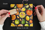 Fruits Seamless Patterns, a Pattern Graphic by Serghei Caraulan (Thumbnail 9 of 9)