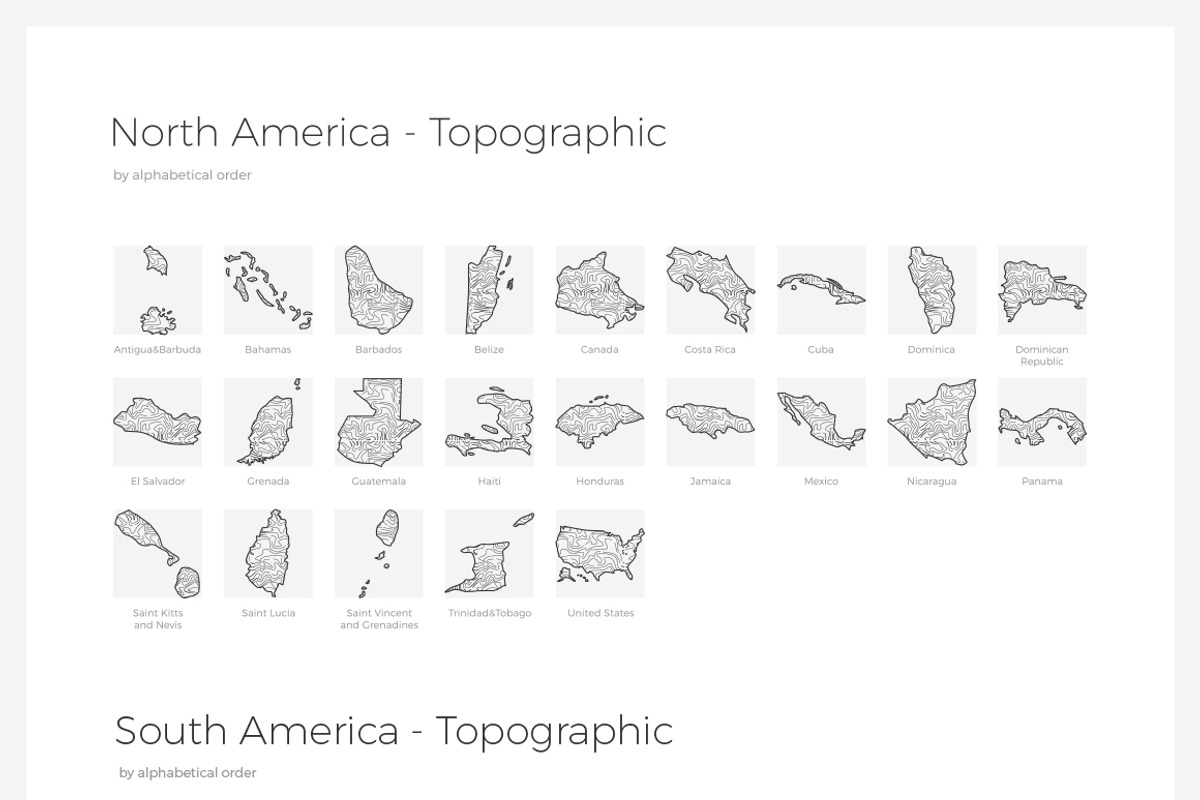 ONE WORLD ICONS - Countries, an Outline Icon by Uniko Studio (Photo 7 of 10)