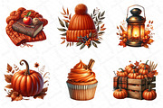 Burnt Orange Autumn Sublimation Clip, an Illustration by DreamPrint404 (Thumbnail 2 of 6)