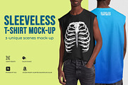 Sleeveless Shirt Mock-Up, a Shirt Mockup by Mock-up Store (Thumbnail 1 of 7)