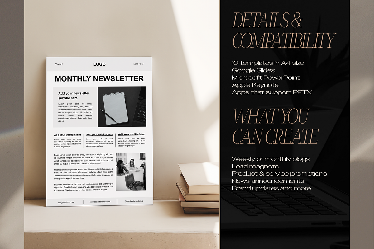 Business Newsletter Templates, a Marketing Template by Creatif Foundry (Photo 6 of 7)