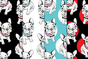 French bulldog seamless patterns, an Animal Illustration by Marysha Art (Thumbnail 2 of 2)