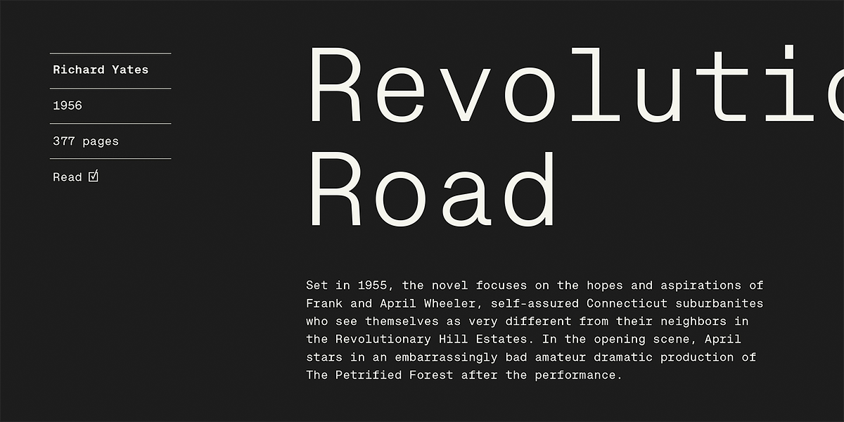 Approach Mono, a Sans Serif Font by Emtype Foundry (Photo 5 of 15)