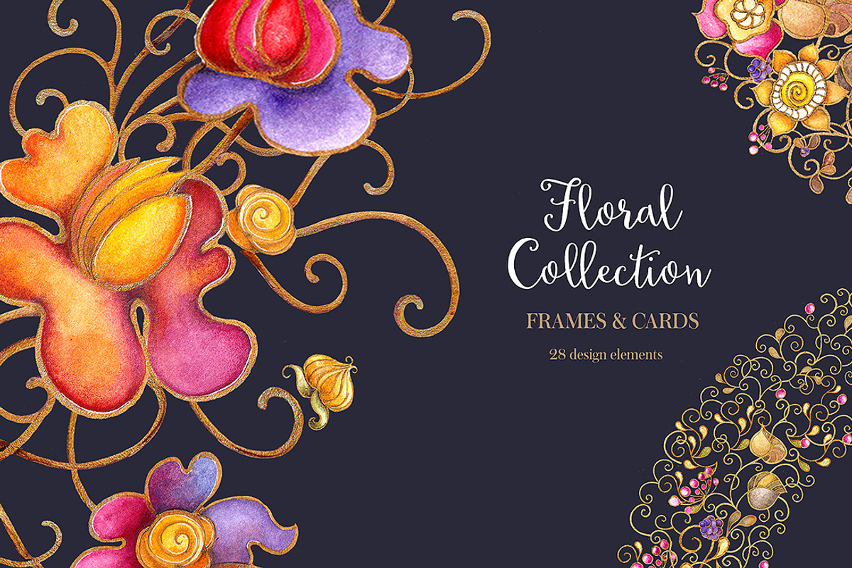 Floral Collection( Jpeg&PNG), an Illustration by GoodStyle