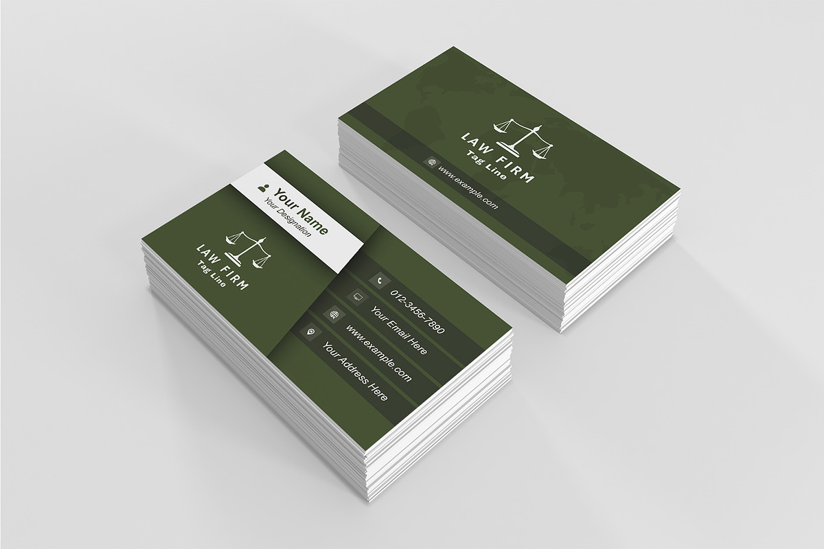 Corporate Lawyer Business Card preview 2