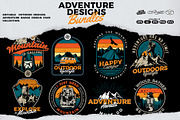 Adventure outdoor designs bundles,, a Sport Illustration by The BolzStudio (Thumbnail 1 of 5)