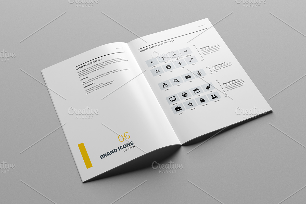 Brand Manual 32 Pages A4 / US Letter, a Brochure Template by Mastergfx (Photo 32 of 35)