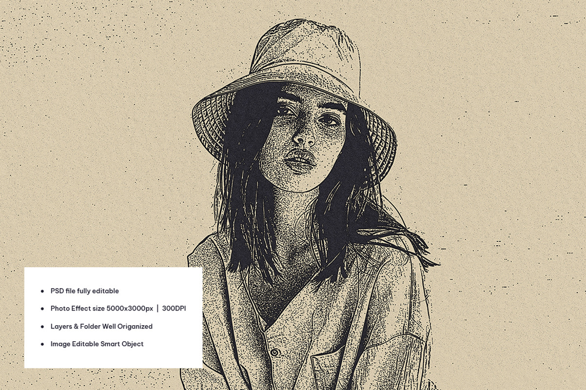 Grainy Stamp Photo Effect, a Layer Style Add-On by iDoodle Studio (Photo 4 of 5)