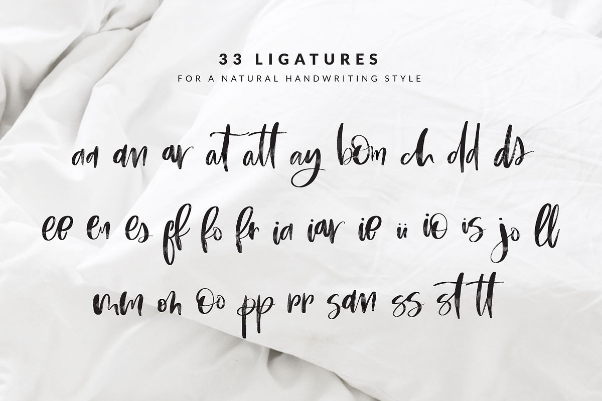 Messy Sunday Script Font, a Handwritten Font by Creator Goodies (Photo 5 of 12)